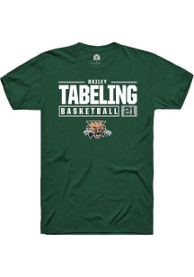 Bailey Tabeling  Ohio Bobcats Green Rally NIL Stacked Box Short Sleeve T Shirt