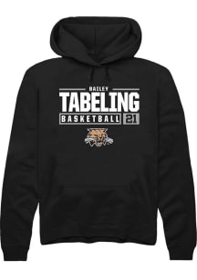 Bailey Tabeling  Rally Ohio Bobcats Mens Black NIL Stacked Box Long Sleeve Hoodie