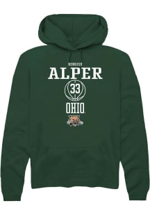 Bengisu Alper  Rally Ohio Bobcats Mens Green NIL Sport Icon Long Sleeve Hoodie