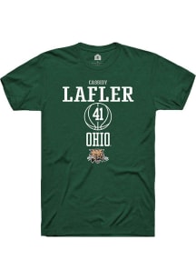 Cassidy Lafler  Ohio Bobcats Green Rally NIL Sport Icon Short Sleeve T Shirt