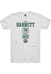 Emma Barnett  Ohio Bobcats White Rally NIL Sport Icon Short Sleeve T Shirt