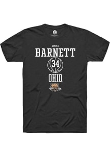 Emma Barnett  Ohio Bobcats Black Rally NIL Sport Icon Short Sleeve T Shirt