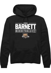 Emma Barnett  Rally Ohio Bobcats Mens Black NIL Stacked Box Long Sleeve Hoodie