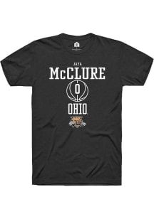 Jaya McClure  Ohio Bobcats Black Rally NIL Sport Icon Short Sleeve T Shirt