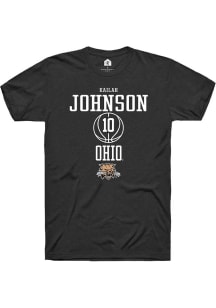Kailah Johnson  Ohio Bobcats Black Rally NIL Sport Icon Short Sleeve T Shirt
