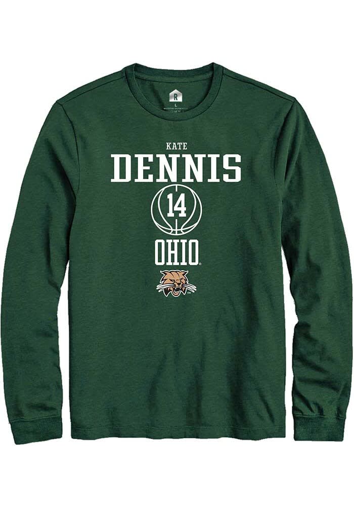 Kate Dennis Ohio Bobcats Rally NIL Sport Icon Long Sleeve T Shirt