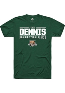 Kate Dennis  Ohio Bobcats Green Rally NIL Stacked Box Short Sleeve T Shirt
