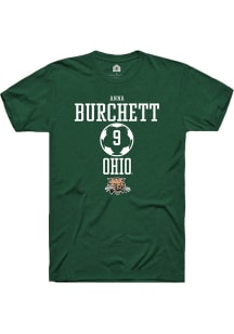 Anna Burchett  Ohio Bobcats Green Rally NIL Sport Icon Short Sleeve T Shirt