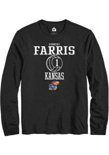 Kennedy Farris  Kansas Jayhawks Black Rally NIL Sport Icon Long Sleeve T Shirt