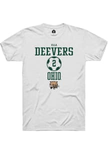 Ella Deevers  Ohio Bobcats White Rally NIL Sport Icon Short Sleeve T Shirt