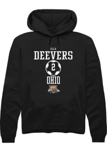 Ella Deevers  Rally Ohio Bobcats Mens Black NIL Sport Icon Long Sleeve Hoodie