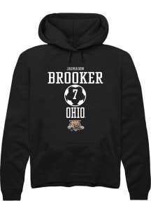 Jaimason Brooker  Rally Ohio Bobcats Mens Black NIL Sport Icon Long Sleeve Hoodie