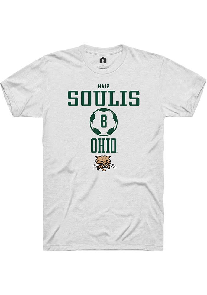 Maia Soulis Ohio Bobcats Rally NIL Sport Icon Short Sleeve T Shirt