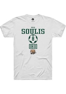 Maia Soulis  Ohio Bobcats White Rally NIL Sport Icon Short Sleeve T Shirt