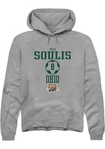 Maia Soulis  Rally Ohio Bobcats Mens Graphite NIL Sport Icon Long Sleeve Hoodie