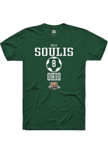 Maia Soulis  Ohio Bobcats Green Rally NIL Sport Icon Short Sleeve T Shirt