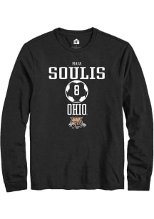 Maia Soulis  Ohio Bobcats Black Rally NIL Sport Icon Long Sleeve T Shirt