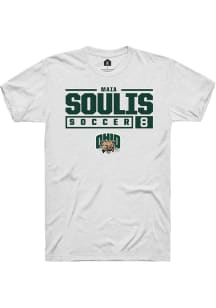 Maia Soulis  Ohio Bobcats White Rally NIL Stacked Box Short Sleeve T Shirt