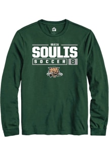 Maia Soulis  Ohio Bobcats Green Rally NIL Stacked Box Long Sleeve T Shirt