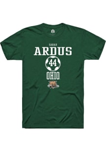 Sarah Ardus  Ohio Bobcats Green Rally NIL Sport Icon Short Sleeve T Shirt