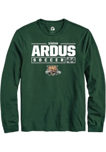 Sarah Ardus  Ohio Bobcats Green Rally NIL Stacked Box Long Sleeve T Shirt