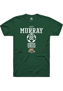 Scout Murray  Ohio Bobcats Green Rally NIL Sport Icon Short Sleeve T Shirt