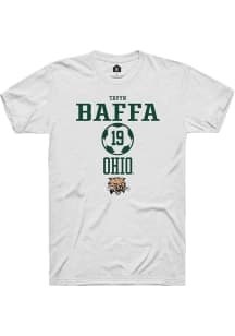 Tavyn Baffa  Ohio Bobcats White Rally NIL Sport Icon Short Sleeve T Shirt