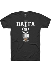 Tavyn Baffa  Ohio Bobcats Black Rally NIL Sport Icon Short Sleeve T Shirt