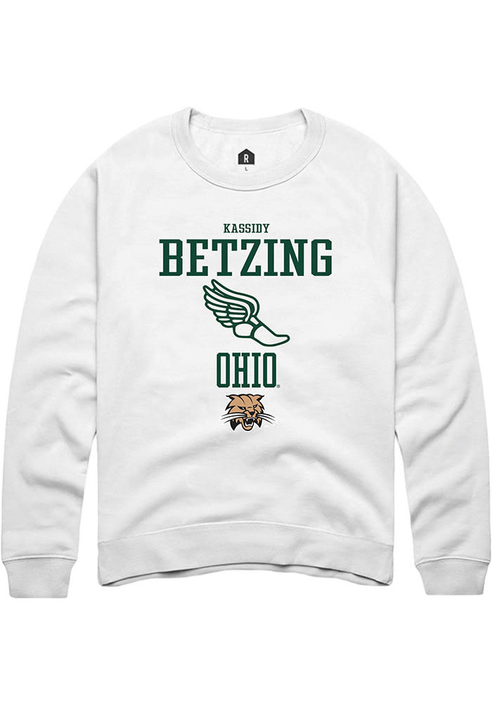 Kassidy Betzing Rally Ohio Bobcats Mens NIL Sport Icon Long Sleeve Crew Sweatshirt