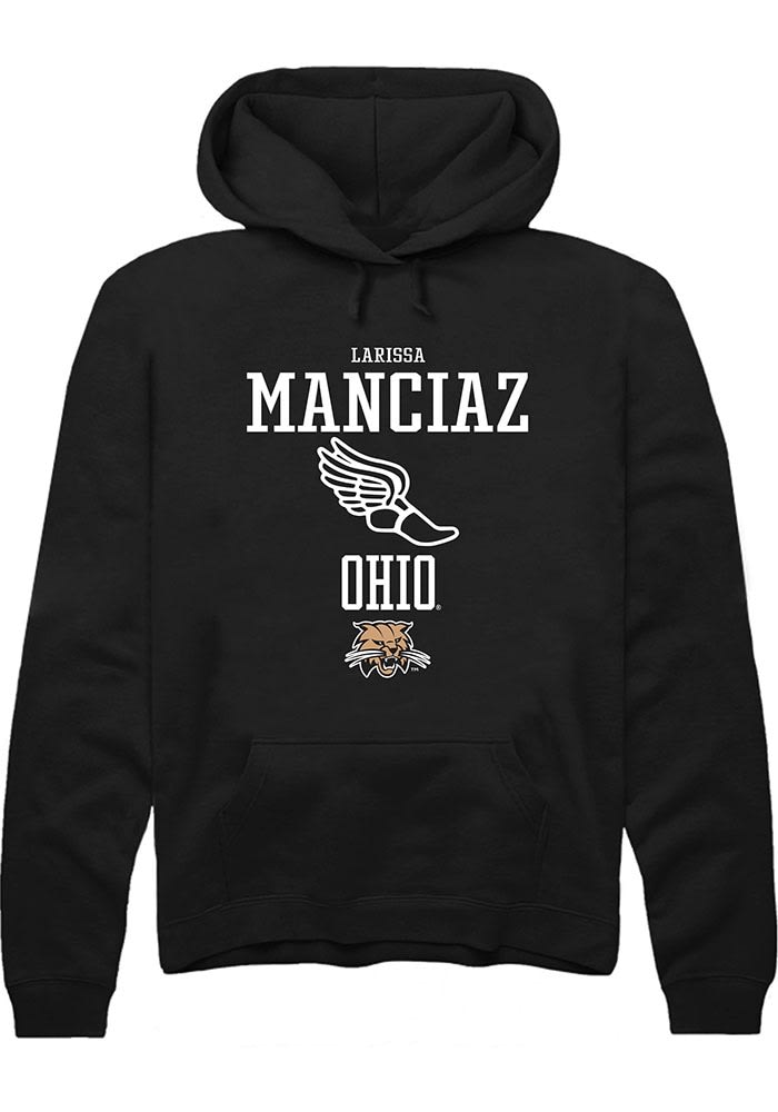 Larissa Manciaz Rally Ohio Bobcats Mens NIL Sport Icon Long Sleeve Hoodie