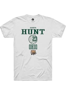 Kamryn Hunt  Ohio Bobcats White Rally NIL Sport Icon Short Sleeve T Shirt