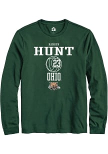 Kamryn Hunt  Ohio Bobcats Green Rally NIL Sport Icon Long Sleeve T Shirt