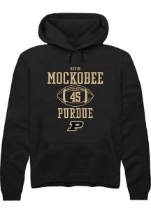 Devin Mockobee Rally Mens Black Purdue Boilermakers NIL Sport Icon Hooded Sweatshirt