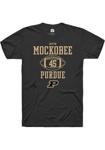 Devin Mockobee Black Purdue Boilermakers NIL Sport Icon Short Sleeve T Shirt