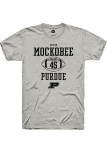 Devin Mockobee Ash Purdue Boilermakers NIL Sport Icon Short Sleeve T Shirt