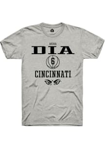 Aïcha Dia Ash Cincinnati Bearcats NIL Sport Icon Short Sleeve T Shirt