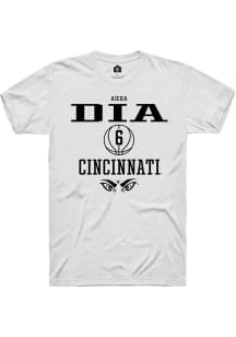 Aïcha Dia White Cincinnati Bearcats NIL Sport Icon Short Sleeve T Shirt