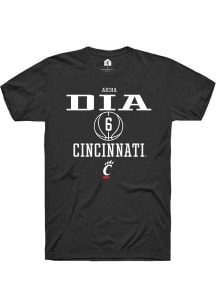 Aïcha Dia Black Cincinnati Bearcats NIL Sport Icon Short Sleeve T Shirt