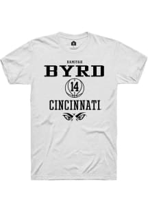 Ramiyah Byrd  Cincinnati Bearcats White Rally NIL Sport Icon Short Sleeve T Shirt