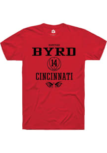 Ramiyah Byrd  Cincinnati Bearcats Red Rally NIL Sport Icon Short Sleeve T Shirt