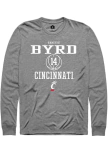 Ramiyah Byrd  Cincinnati Bearcats Graphite Rally NIL Sport Icon Long Sleeve T Shirt