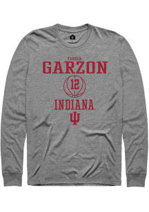 Yarden Garzon  Indiana Hoosiers Grey Rally NIL Sport Icon Long Sleeve T Shirt