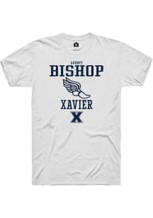 Audrey Bishop  Xavier Musketeers White Rally NIL Sport Icon Short Sleeve T Shirt