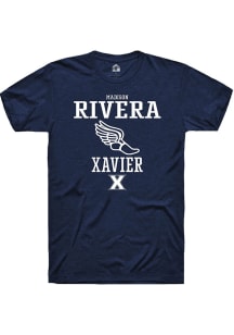 Madison Rivera  Xavier Musketeers Navy Blue Rally NIL Sport Icon Short Sleeve T Shirt