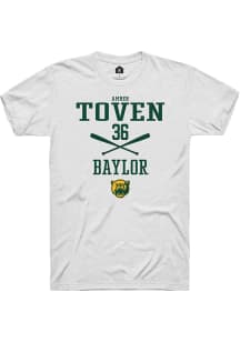 Amber Toven  Baylor Bears White Rally NIL Sport Icon Short Sleeve T Shirt