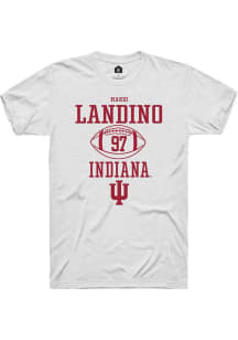 Mario Landino White Indiana Hoosiers NIL Sport Icon Short Sleeve T Shirt