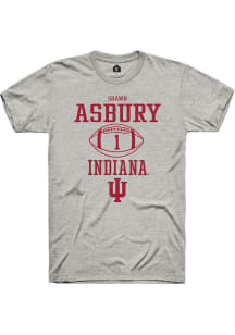 Shawn Asbury II Ash Indiana Hoosiers NIL Sport Icon Short Sleeve T Shirt