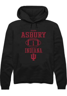 Shawn Asbury II Rally Mens Black Indiana Hoosiers NIL Sport Icon Hooded Sweatshirt