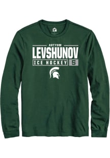 Artyom Levshunov  Michigan State Spartans Green Rally NIL Sport Icon Long Sleeve T Shirt