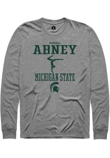 Kendall Abney Rally Mens Graphite Michigan State Spartans NIL Sport Icon Tee